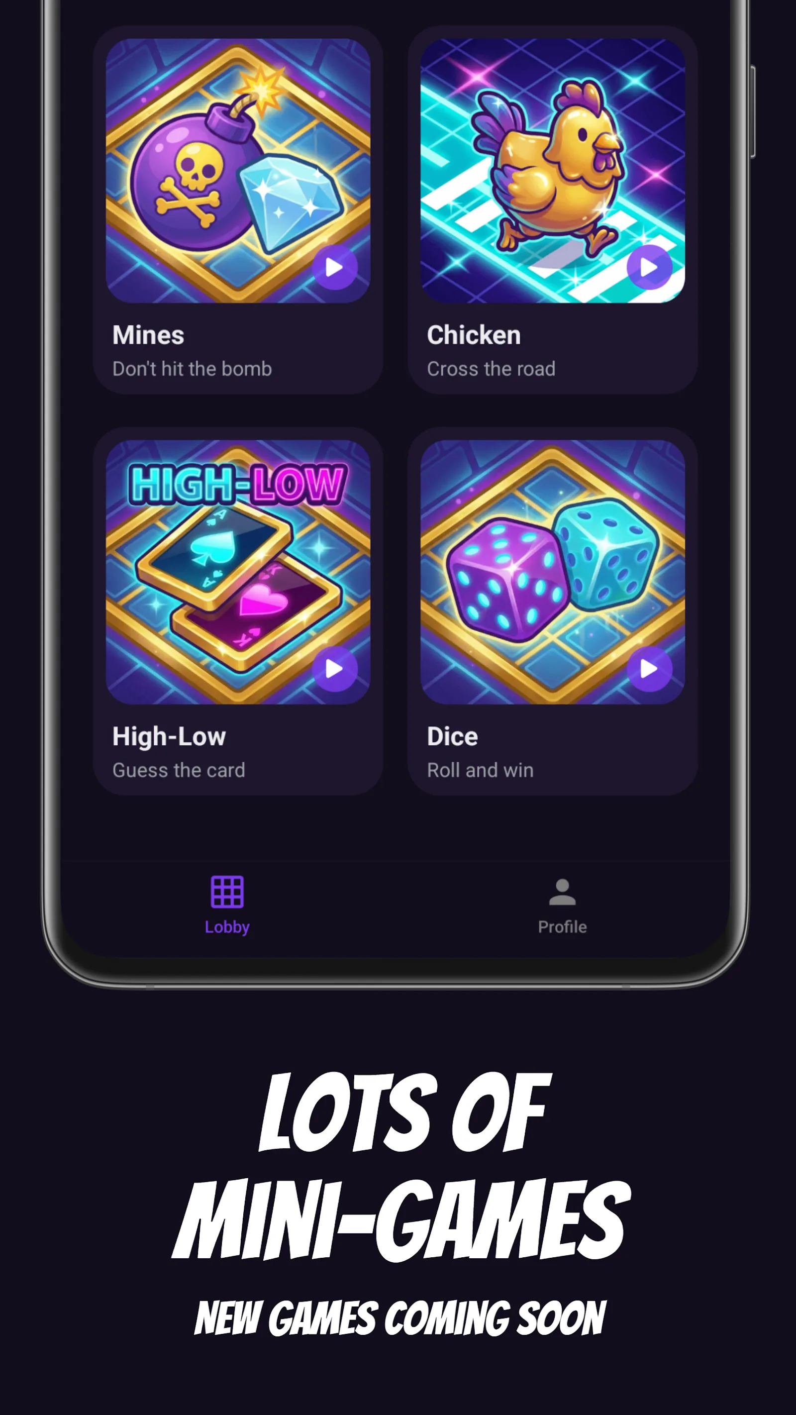 Dragon Tower casino minigame in the PocketCasino app