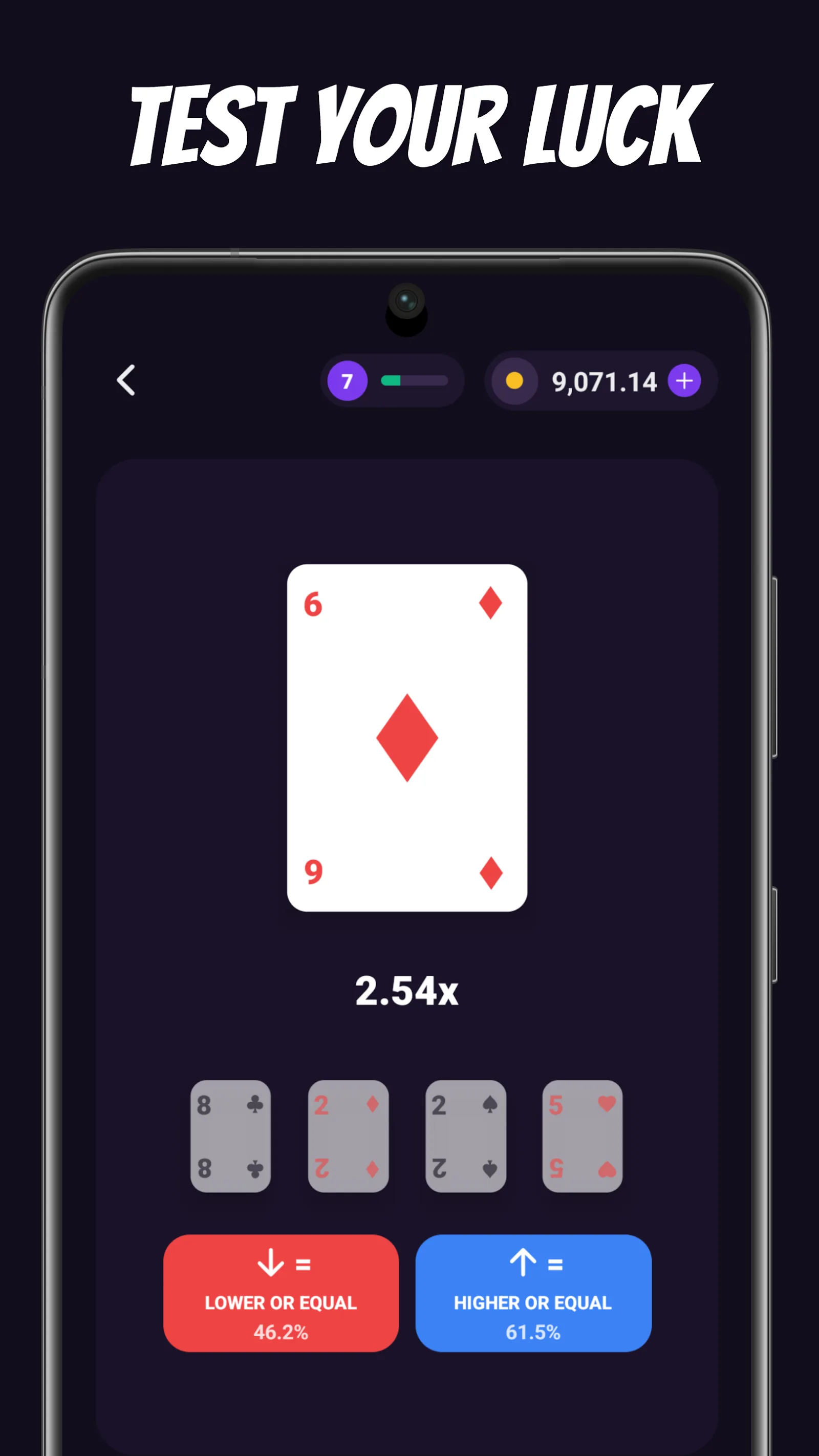 PocketCasino collection of offline casino-style minigames